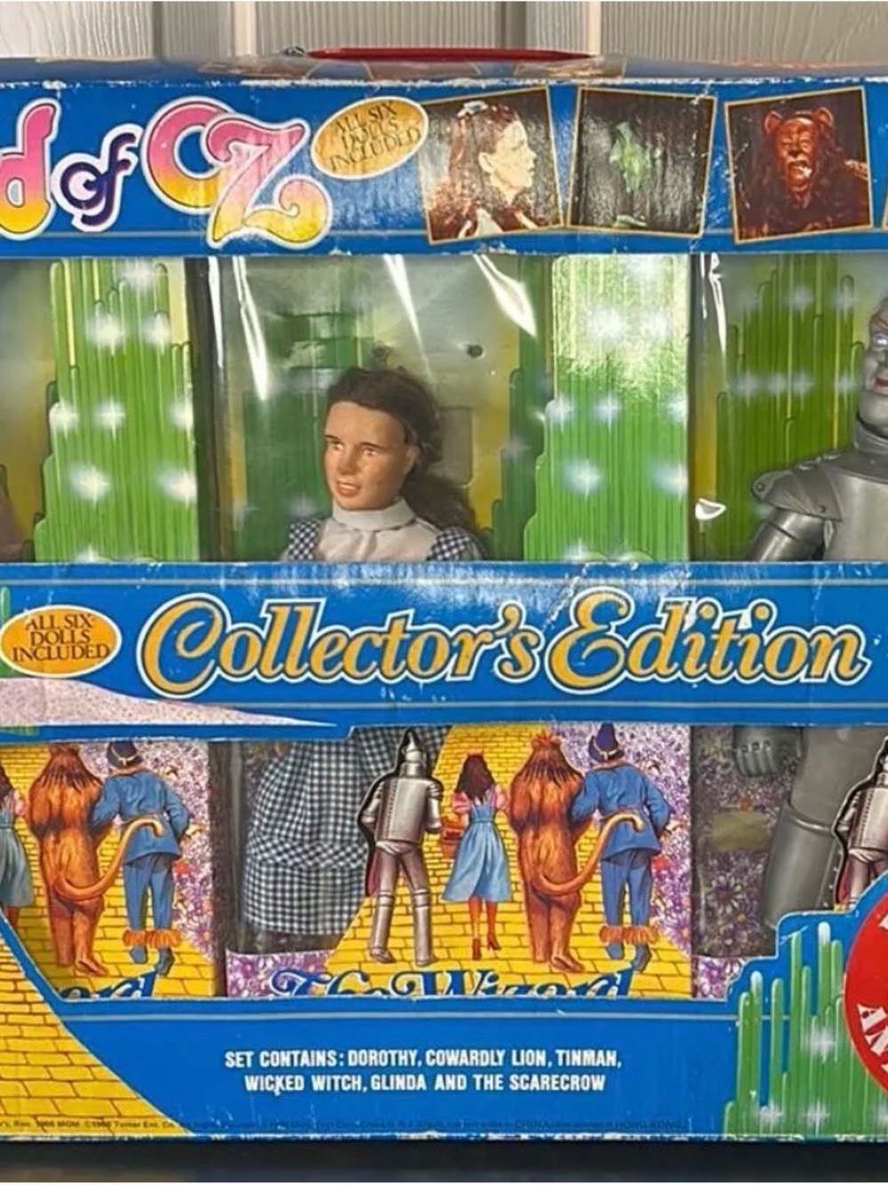 Collector's Edition Wizard of Oz Kids Toy Doll Set - Blue